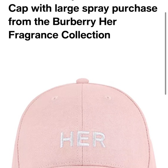 Pink Burberry Hat - Picture 7 of 8